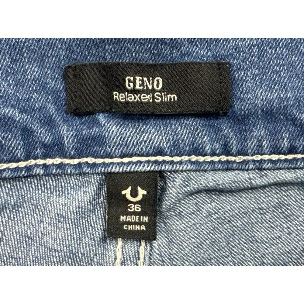 True‎ Religion Men's Geno Relaxed Slim Fit Straight  Jeans - Size 36 (39x29)*
